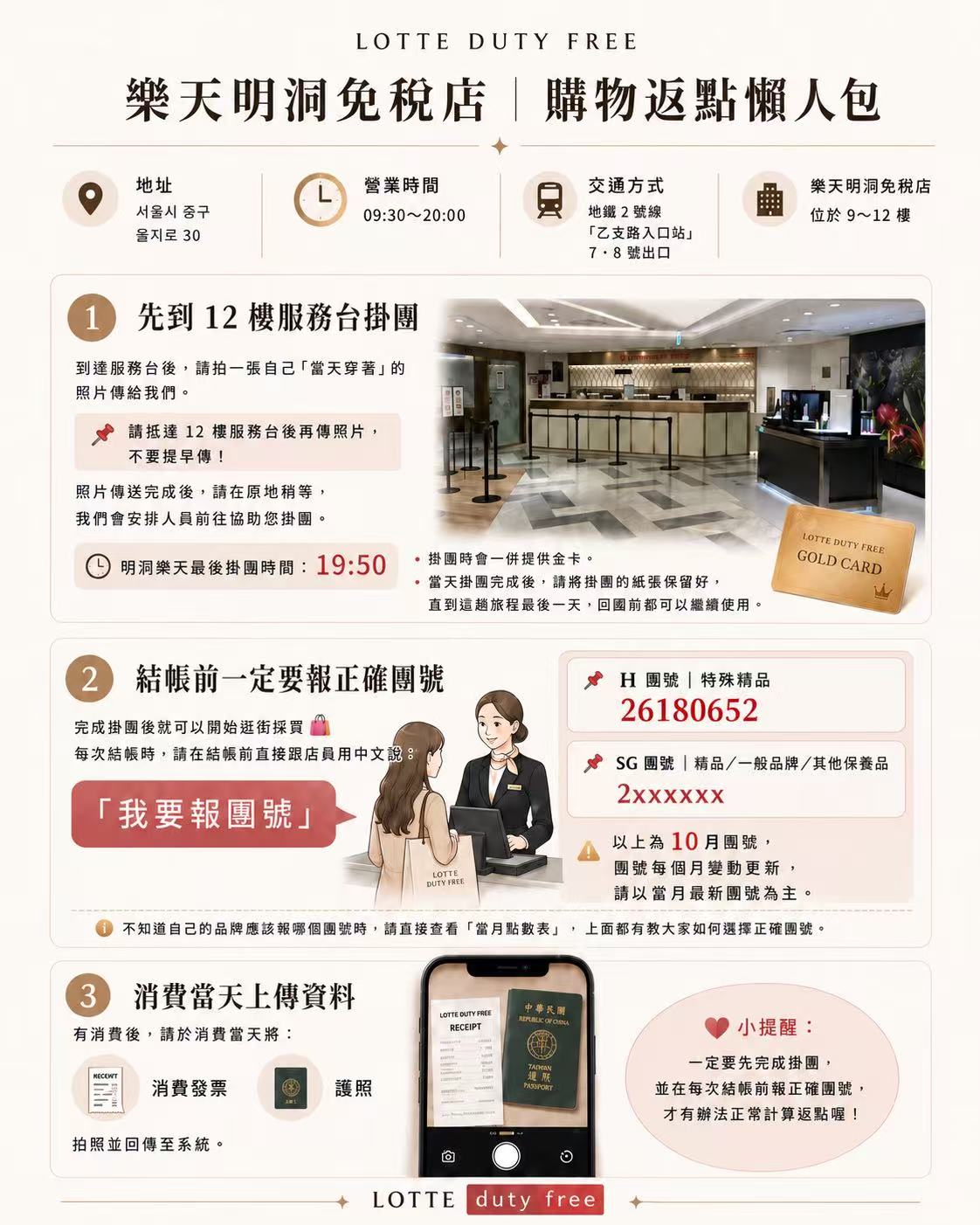 樂天明洞免稅店本月懶人包
